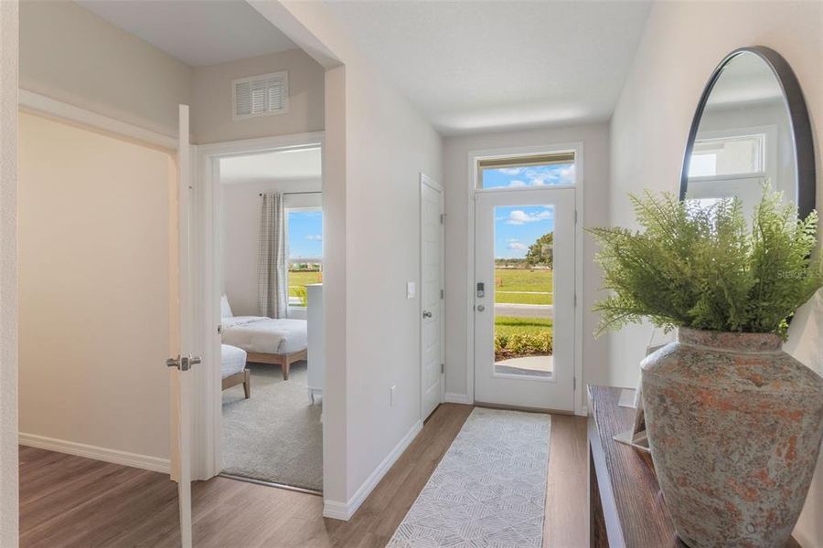 Furnished interior view inside a new home in Fox Branch, Lakeland (Image 6). Furnished interior view inside a new home in Fox Branch, Lakeland (Image 6).