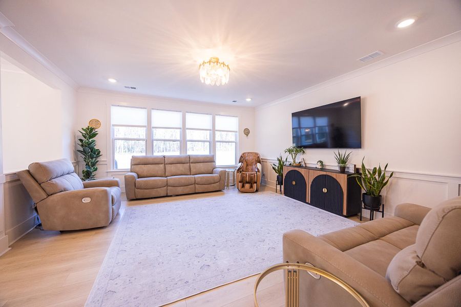Furnished interior view inside a new home in , Ravenel (Image 32).