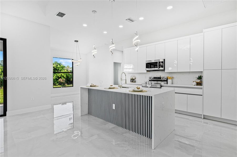 Furnished interior view inside a new home in , Lehigh Acres (Image 10).