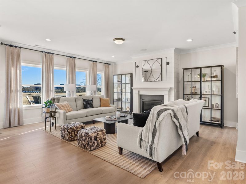 Furnished interior view inside a new home in Stonebridge Fairways, Monroe (Image 9).