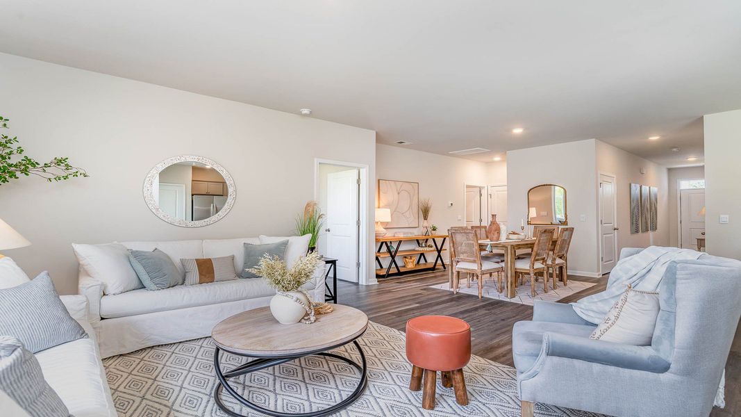 Furnished interior view inside a new home in Hunter's Branch, Hopkins (Image 10).
