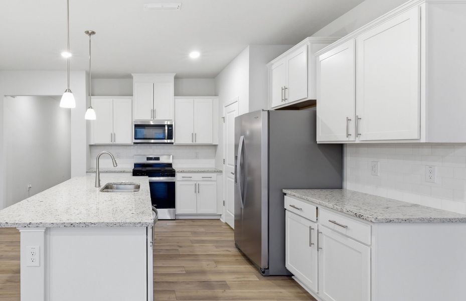 Furnished interior view inside a new home in McConnell Ridge, McLeansville (Image 8).