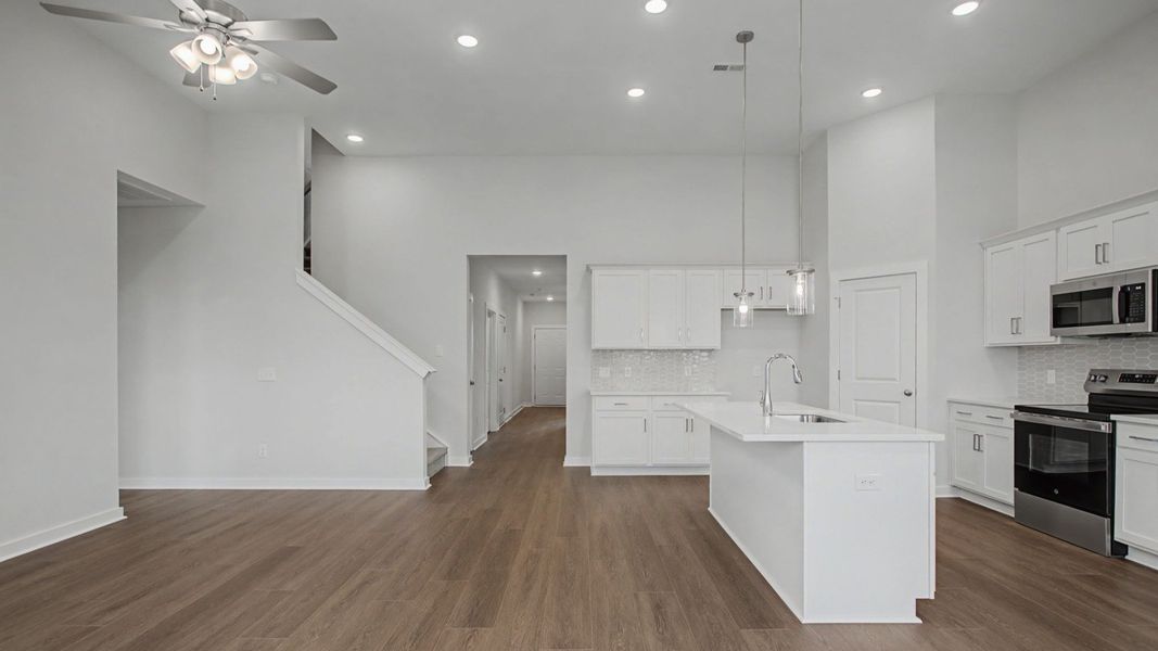 Furnished interior view inside a new home in Cottages of Bearwood, Mount Pleasant (Image 18).