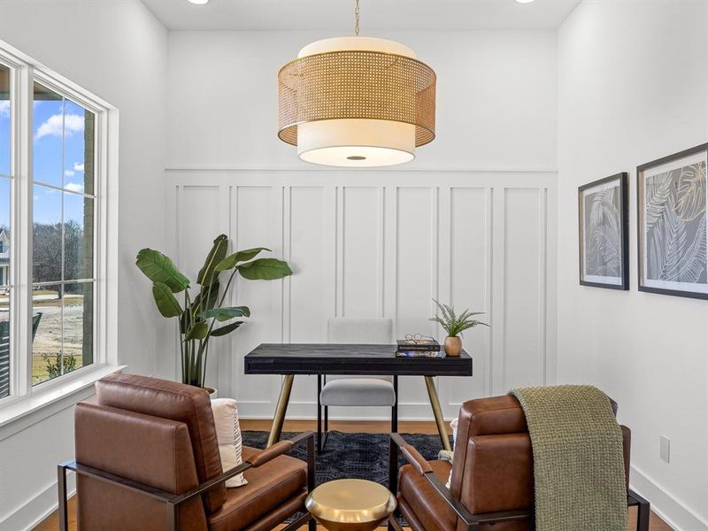 Furnished interior view inside a new home in , Gunter (Image 26).