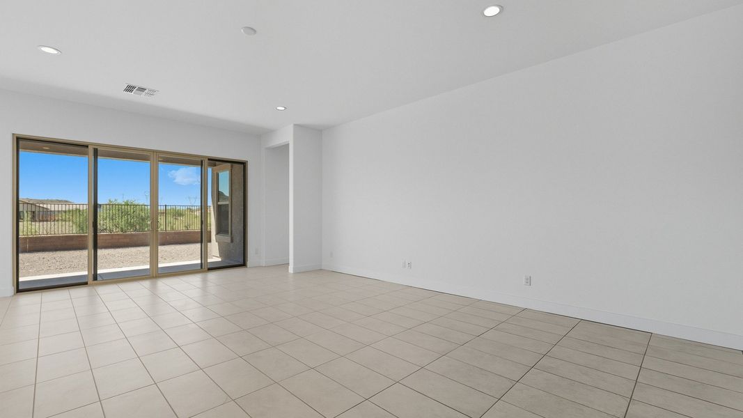Furnished interior view inside a new home in Hacienda at Estrella, Goodyear (Image 23).