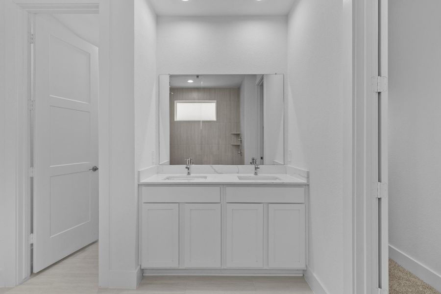 Furnished interior view inside a new home in Hills of Westlake, Conroe (Image 9). Furnished interior view inside a new home in Hills of Westlake, Conroe (Image 9).