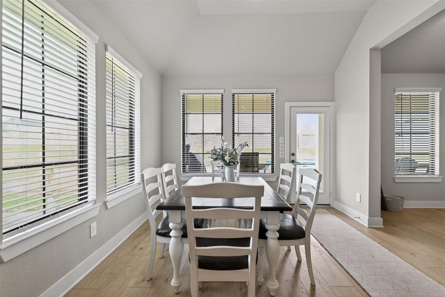 Furnished interior view inside a new home in Lone Star Landing, Montgomery (Image 15).