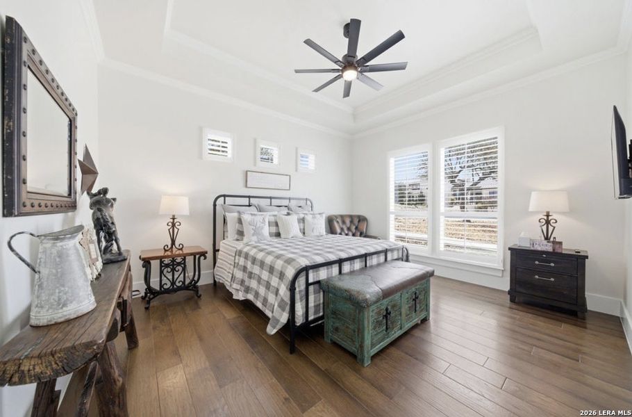 Furnished interior view inside a new home in , New Braunfels (Image 40).