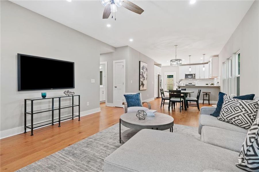 Furnished interior view inside a new home in , Decatur (Image 9). Furnished interior view inside a new home in , Decatur (Image 9).
