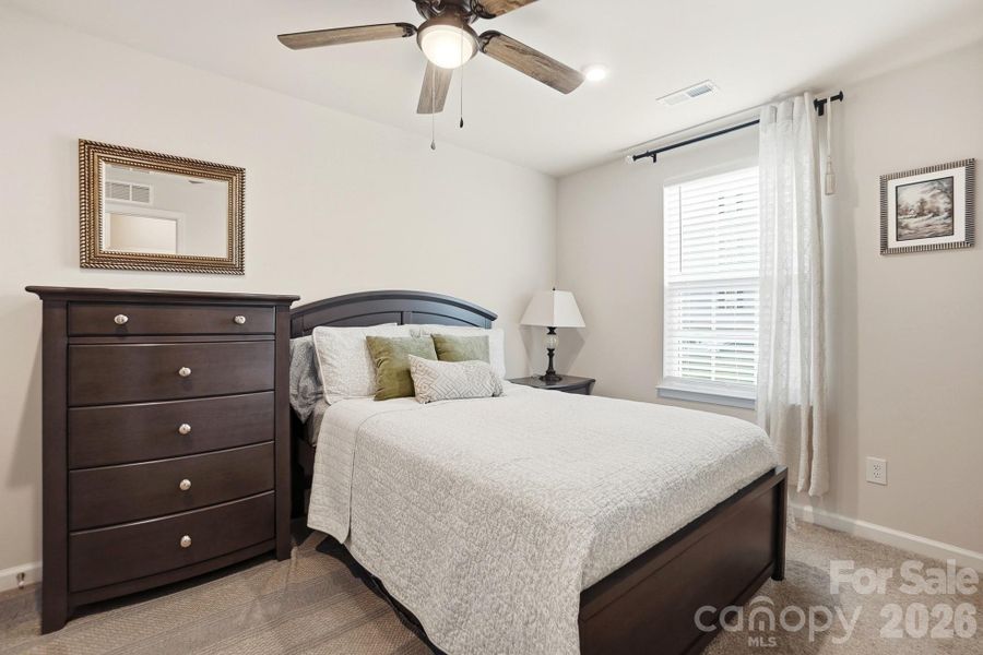 Furnished interior view inside a new home in Stone Creek Townhomes, Matthews (Image 26).