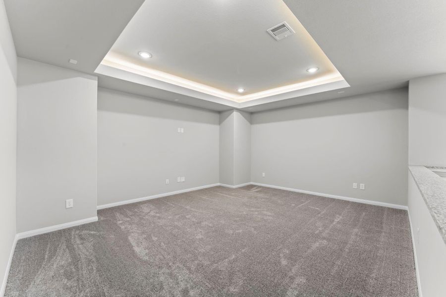Spacious, unfurnished interior of a new home in The Highlands, Porter (Image 37). Spacious, unfurnished interior of a new home in The Highlands, Porter (Image 37).