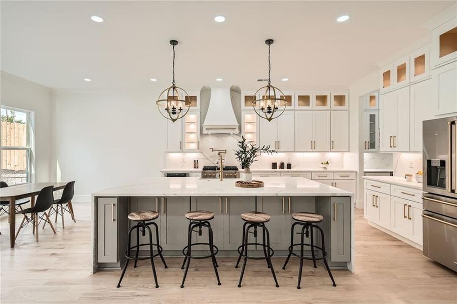 Furnished interior view inside a new home in , Grayson (Image 10).