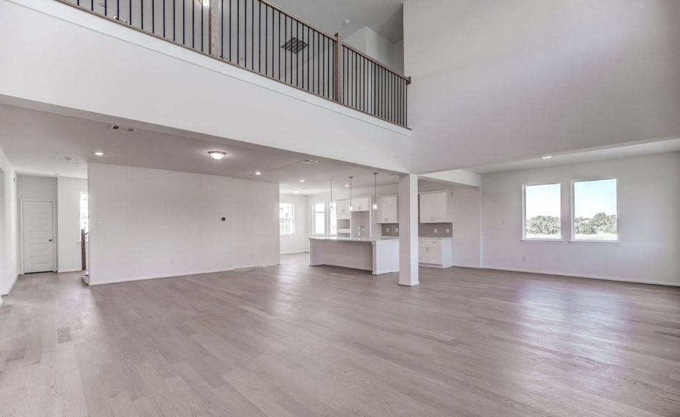 Representative unfurnished interior of a home built from the Breckenridge 3600 SH by Saratoga Homes in Townsen Landing, Humble (Image 6).