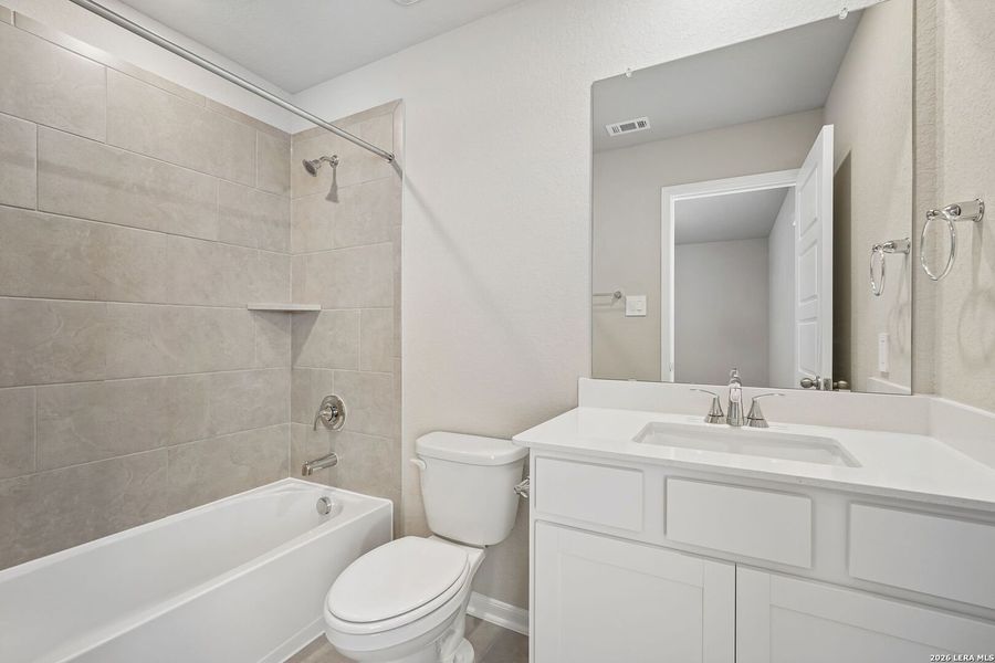 Furnished interior view inside a new home in Remington Ranch, San Antonio (Image 16).