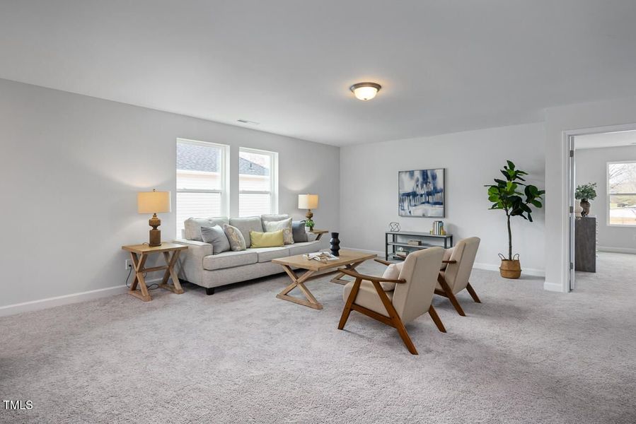 Furnished interior view inside a new home in Gregory Village, Lillington (Image 46). Furnished interior view inside a new home in Gregory Village, Lillington (Image 46).