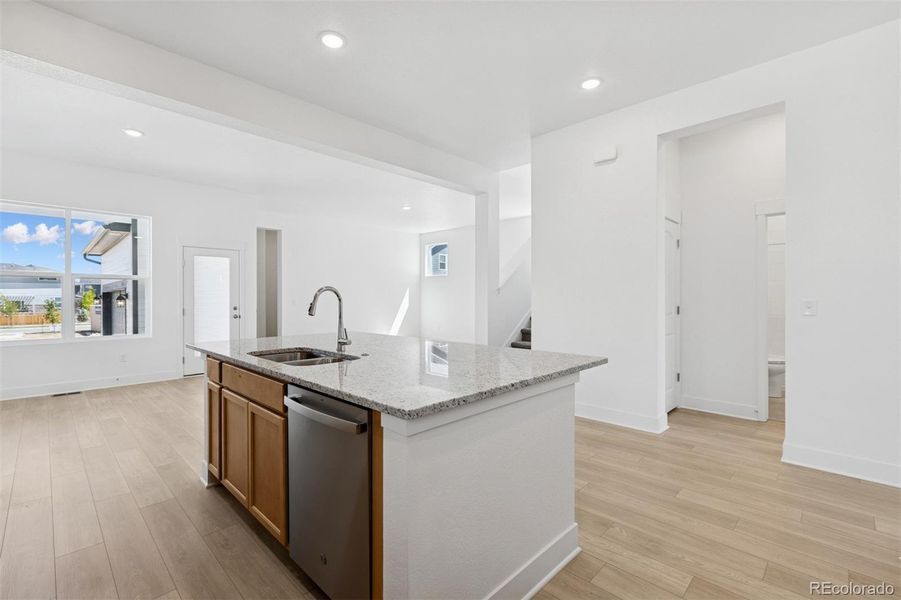 Furnished interior view inside a new home in Painted Prairie Cottage, Aurora (Image 13).