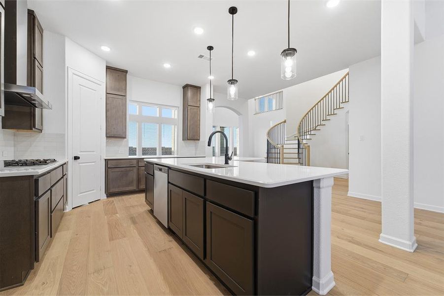 Furnished interior view inside a new home in Green Meadows, Celina (Image 9).