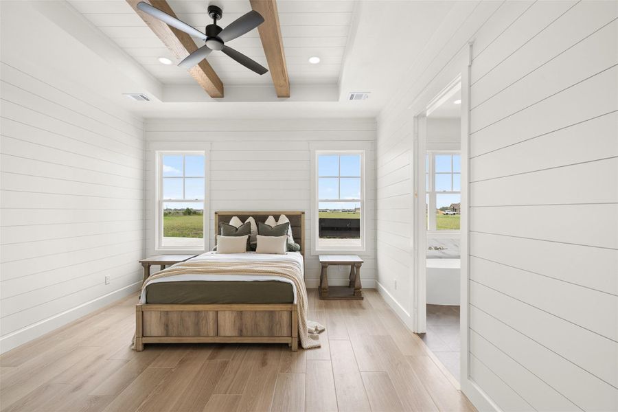 Furnished interior view inside a new home in , Snook (Image 18).