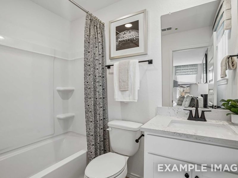 Representative furnished interior of a home built from the The Pinecrest B w/ 3rd Car by Davidson Homes LLC in Saddle Creek Ranch, Cibolo (Image 33).