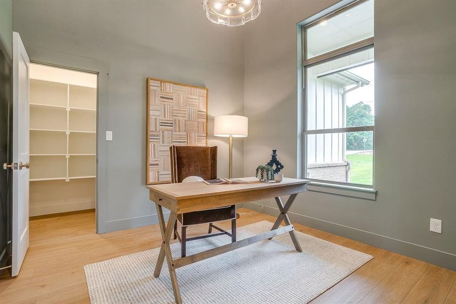 Furnished interior view inside a new home in , Burleson (Image 4).