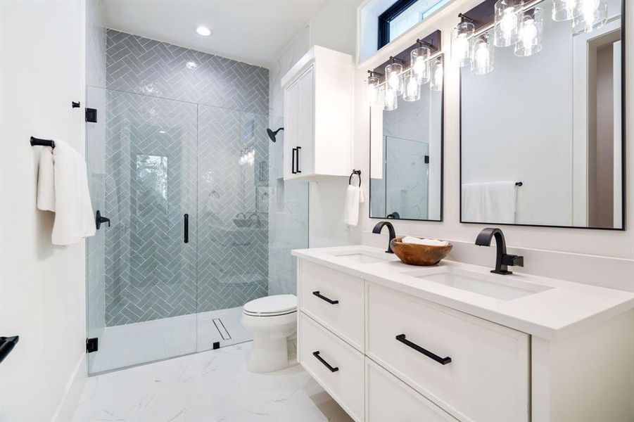 Furnished interior view inside a new home in , Dallas (Image 35). Furnished interior view inside a new home in , Dallas (Image 35).