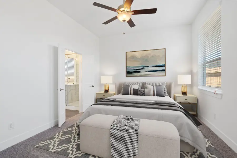 Furnished interior view inside a new home in Emory Glen, Magnolia (Image 4).
