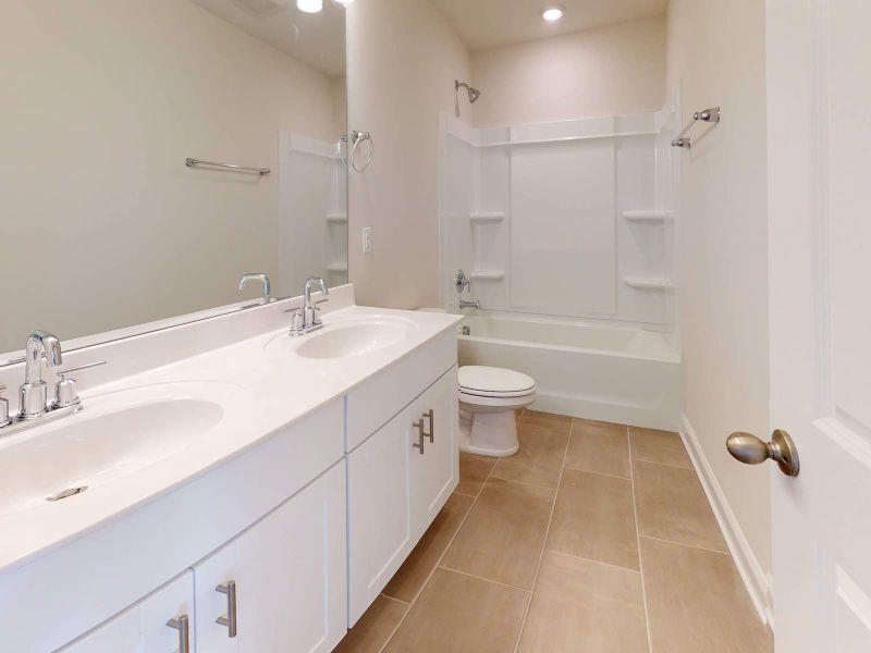 Secondary bathrooms ensure that everyone has space to get ready on busy mornings.