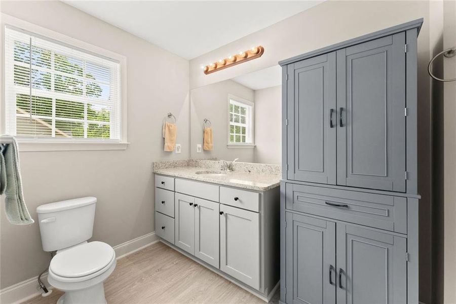 Furnished interior view inside a new home in , Clermont (Image 30).