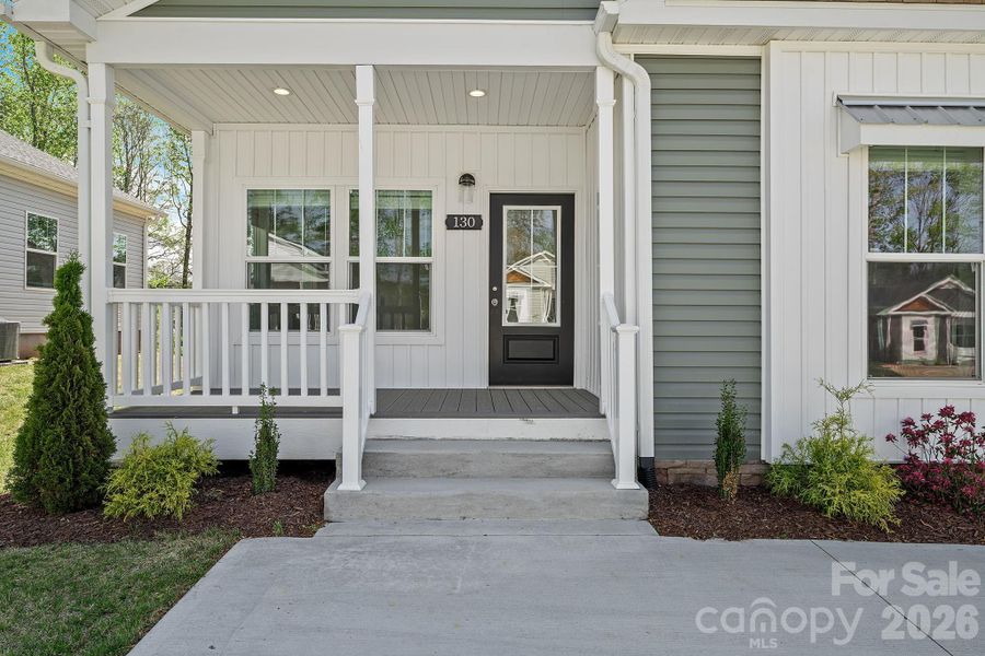 Exterior details and patio area of a home in , Asheville (Image 3).