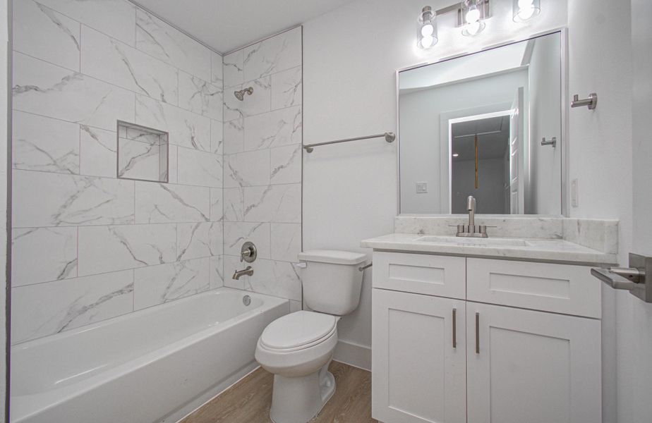 Furnished interior view inside a new home in , Houston (Image 15).