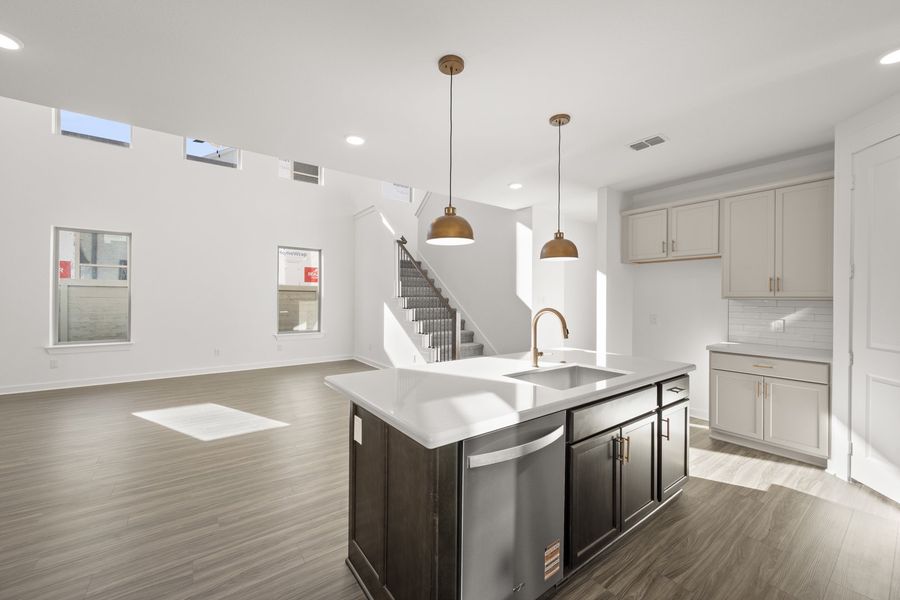 Furnished interior view inside a new home in Treeline, Justin (Image 10).