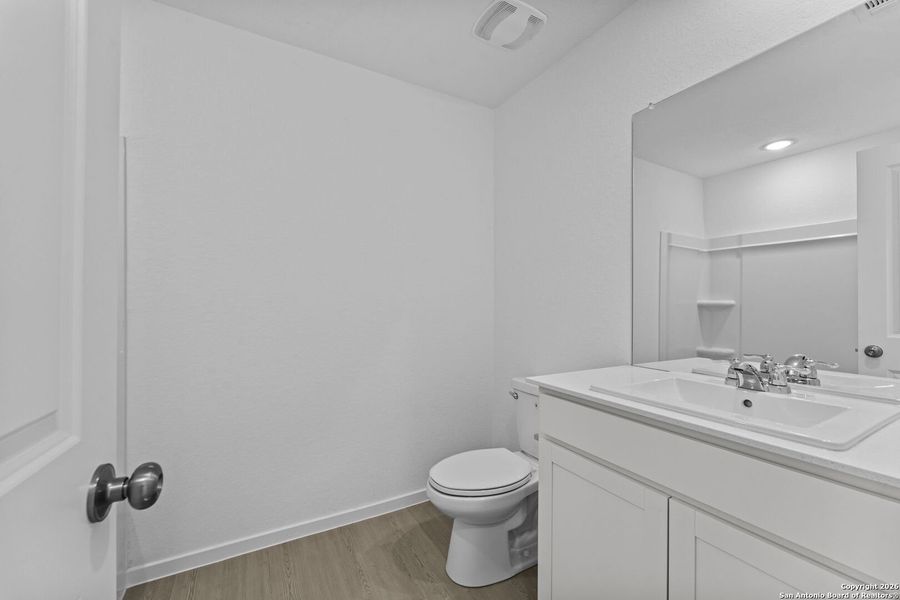 Furnished interior view inside a new home in , New Braunfels (Image 7).