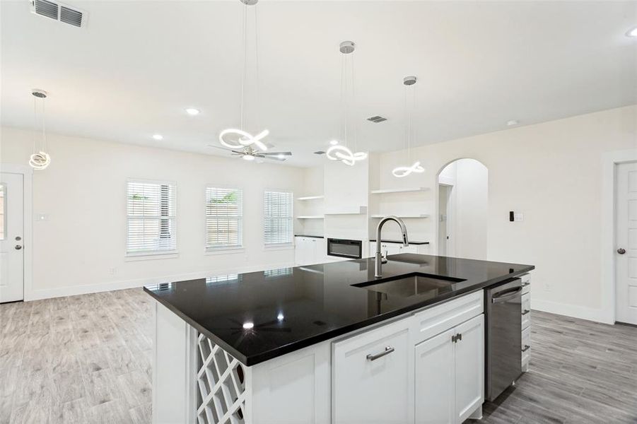 Furnished interior view inside a new home in , Fort Worth (Image 9).