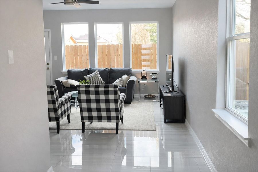 Furnished interior view inside a new home in , Houston (Image 3).