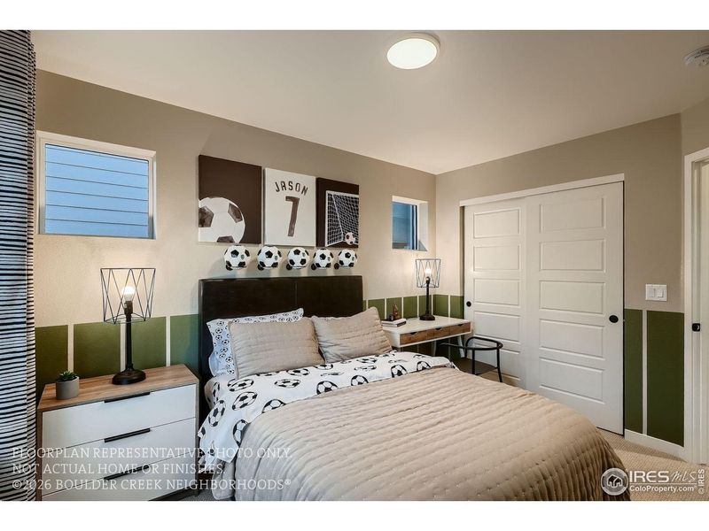 Furnished interior view inside a new home in Baseline, Broomfield (Image 42).