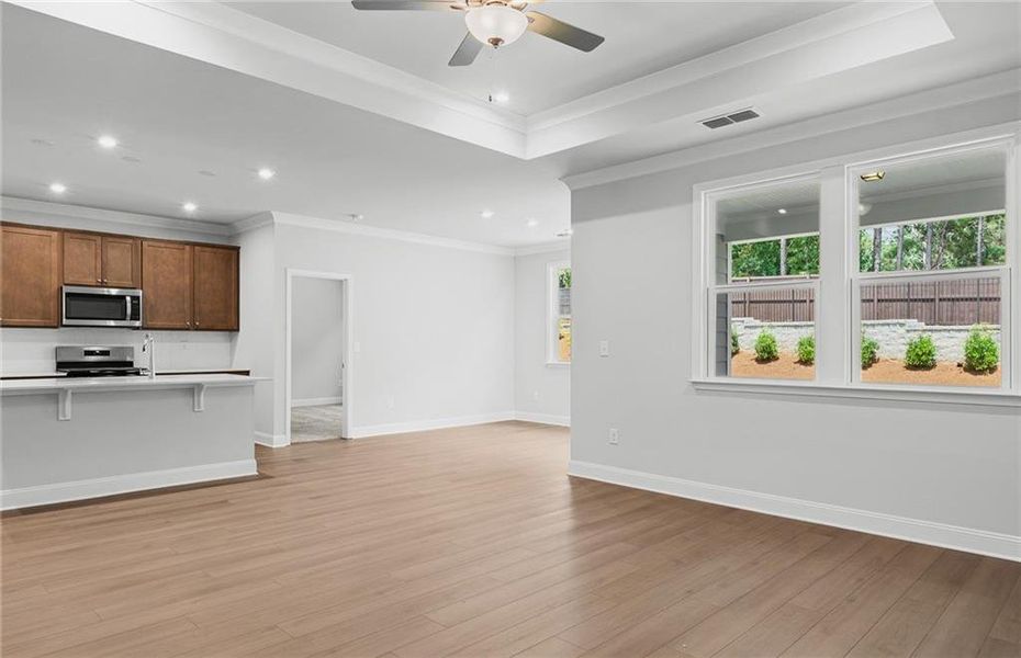 Spacious, unfurnished interior of a new home in Sun City Peachtree, Griffin (Image 5).