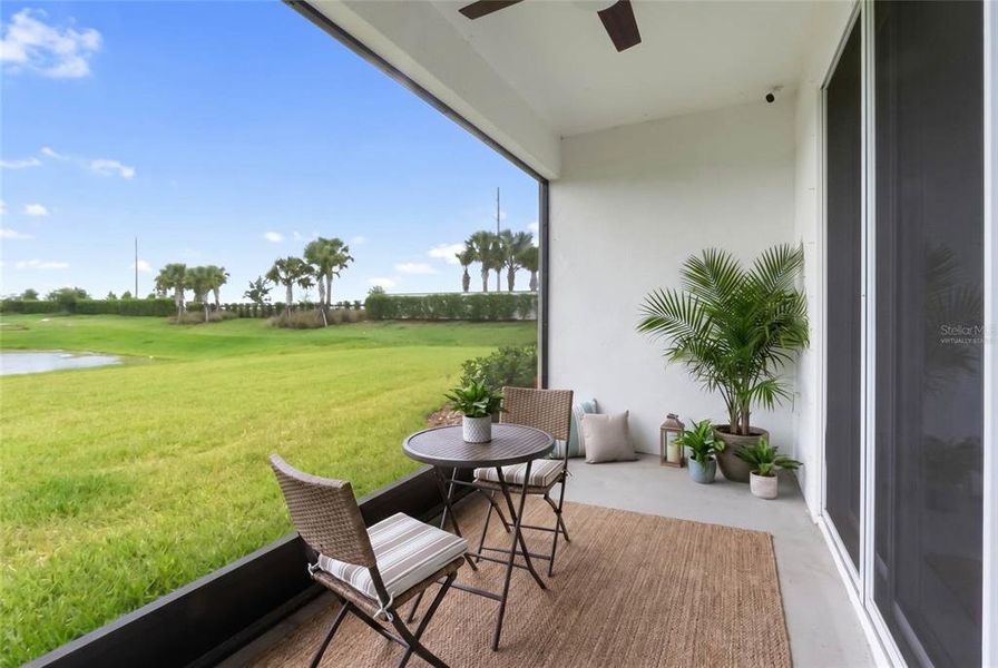 Exterior details and patio area of a home in Star Farms at Lakewood Ranch, Lakewood Ranch (Image 4).