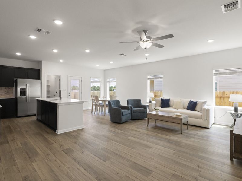 Furnished interior view inside a new home in Grande Estates, Bertram (Image 10).
