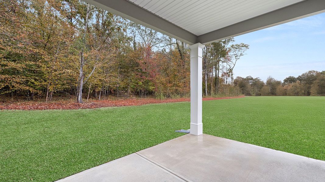 Representative exterior details of a home built from the GROVER Express by D.R. Horton in Kingston Ranch at Lake Oconee, Buckhead (Image 3). Representative exterior details of a home built from the GROVER Express by D.R. Horton in Kingston Ranch at Lake Oconee, Buckhead (Image 3).