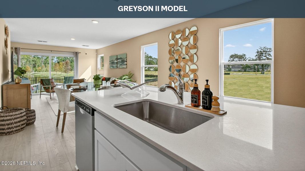 Furnished interior view inside a new home in Trout River, Jacksonville (Image 6).