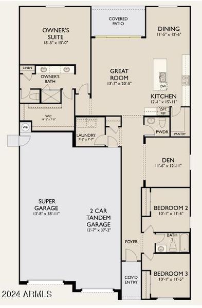 Tobiano- Lot 465- Floor Plan