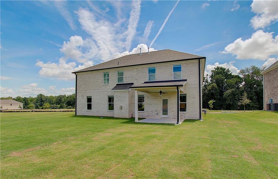 Exterior details and patio area of a home in Westwind Estates, Hampton (Image 3).
