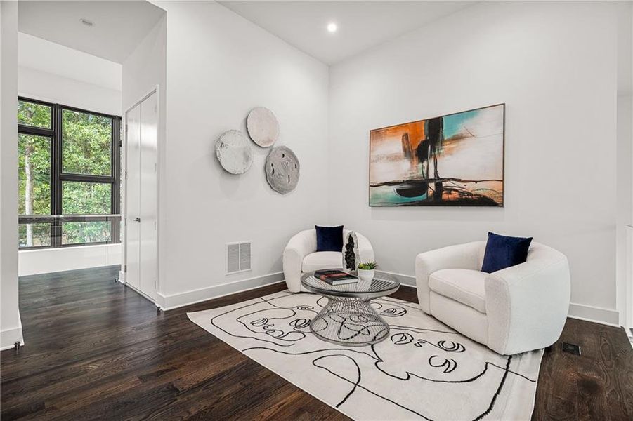Furnished interior view inside a new home in , Atlanta (Image 15).