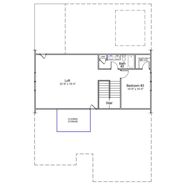 2D floor plan layout of this home in Arcadia, Myrtle Beach, SC (Image 3).