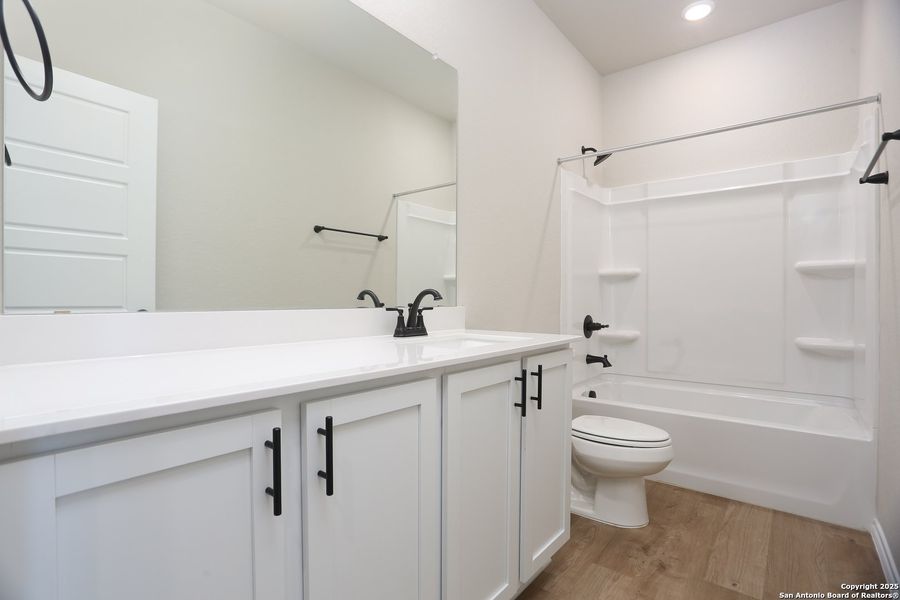 Furnished interior view inside a new home in Fairway Crossing 40s, San Antonio (Image 12).