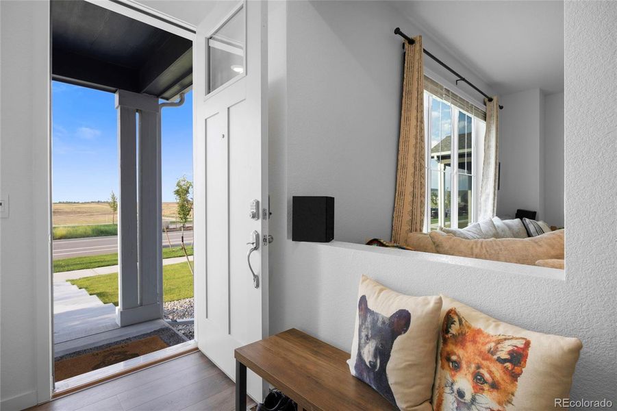 Inviting front entry