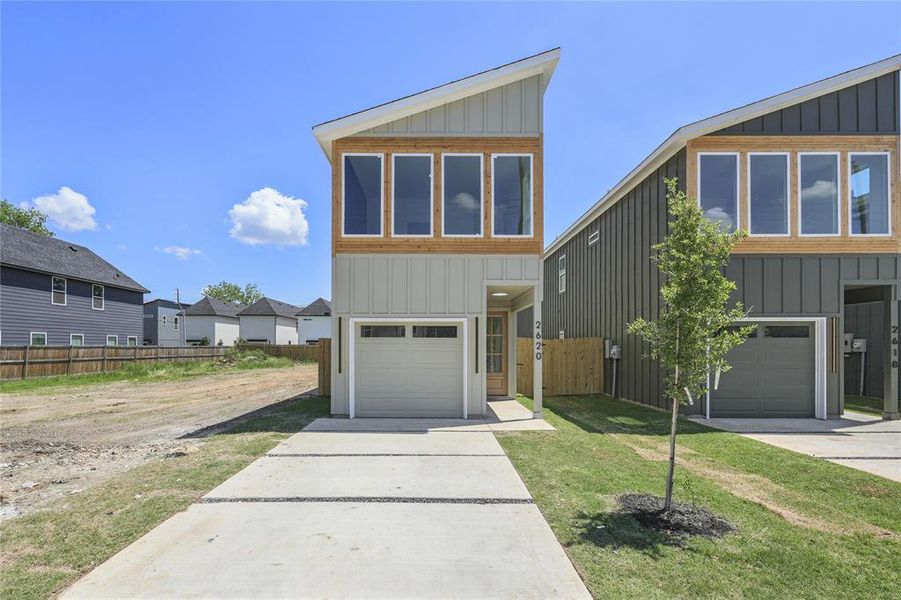 Front exterior of a new home in , Dallas, TX, highlighting curb appeal (Image 2). Front exterior of a new home in , Dallas, TX, highlighting curb appeal (Image 2).