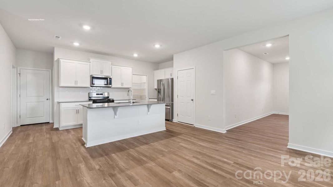 Furnished interior view inside a new home in Clark Creek Landing, Lincolnton (Image 9).
