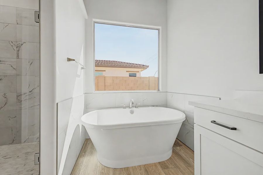 Furnished interior view inside a new home in Bellero Estates, Queen Creek (Image 32).