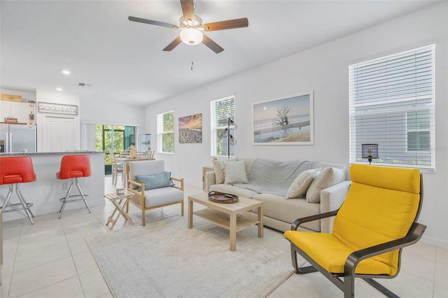 Furnished interior view inside a new home in , Land O' Lakes (Image 19).